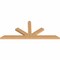 Ekena Millwork Saratoga Timber Gable Bracket, Western Red Cedar, 96"W x 40"H x 3 1/2"D x 5 1/2"F, 10/12 Pitch GBW096X40X0406SAR00SWR - alternate 3